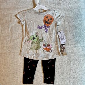12mo yoda halloween 2 piece set